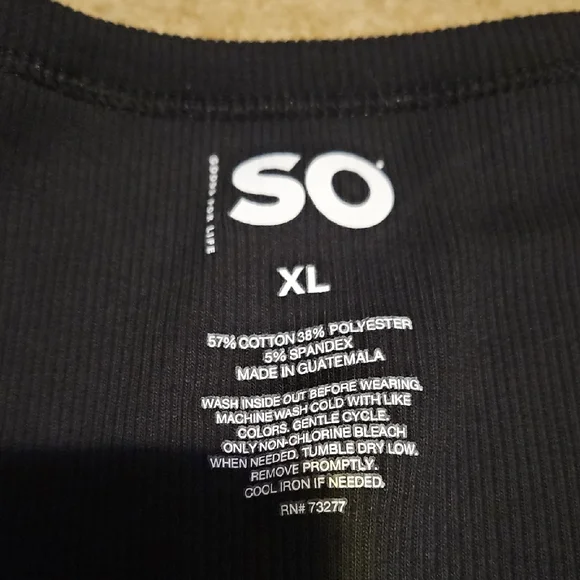 SO Black Button-Front Tank Top - Picture 4 of 5